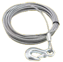 Western Mule Fold-A-Way Bumper Crane - Cable w/ Hook